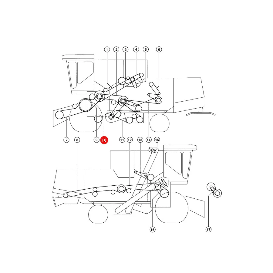 Gates - 1410210 - Toothed Belt Claas