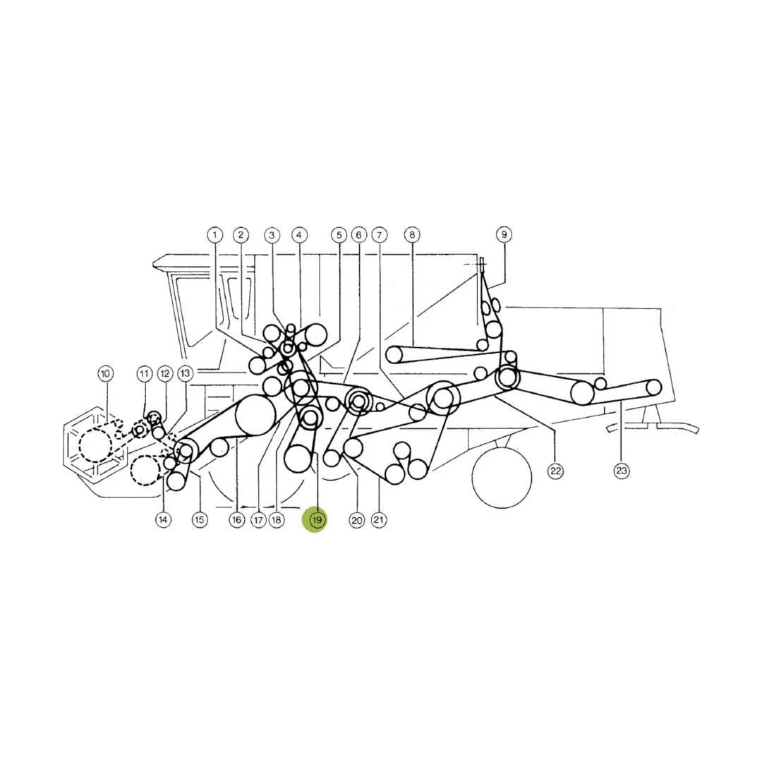Gates - 1414208 - Wide-Profile V-Belt Claas