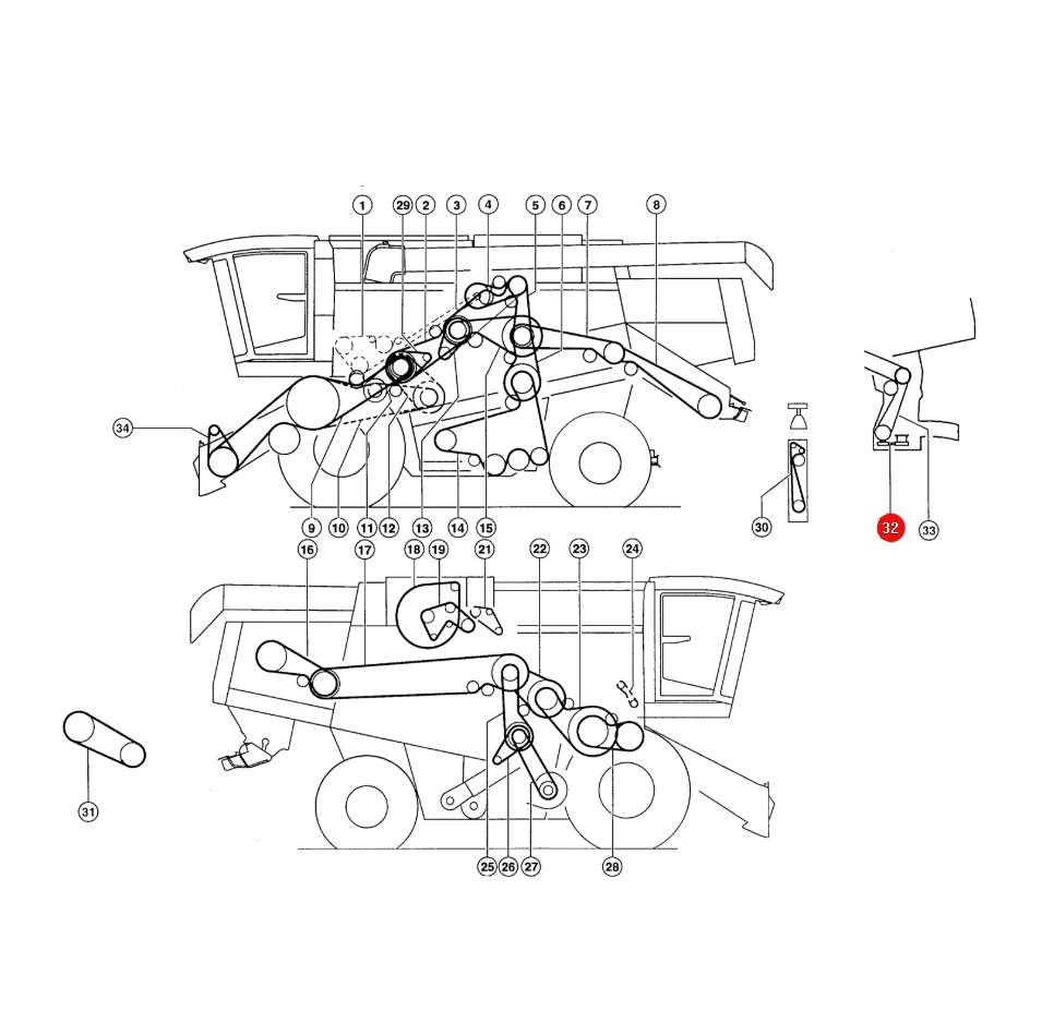 Gates - 1469483 - Claas Chaff Spreader V-Belt 0006678911