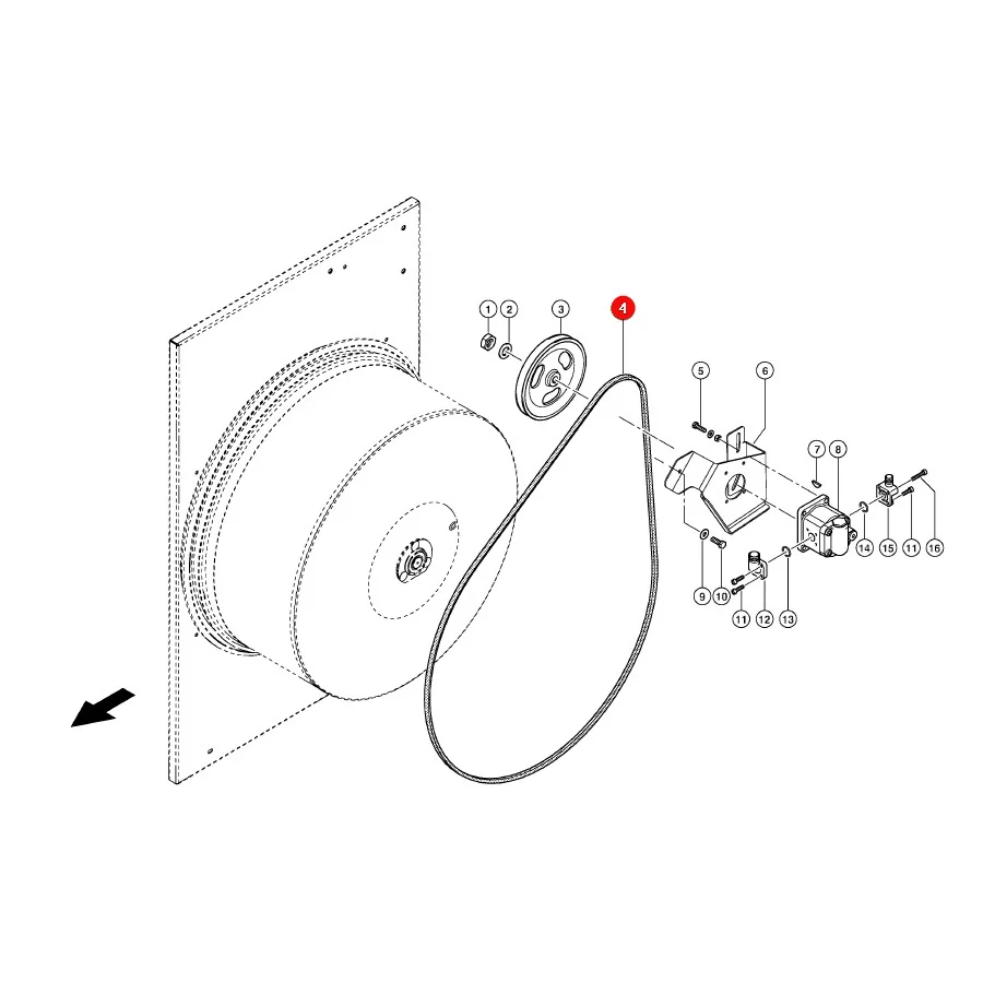 Gates - 300206 - Claas Radiator Fan Drive V-Belt