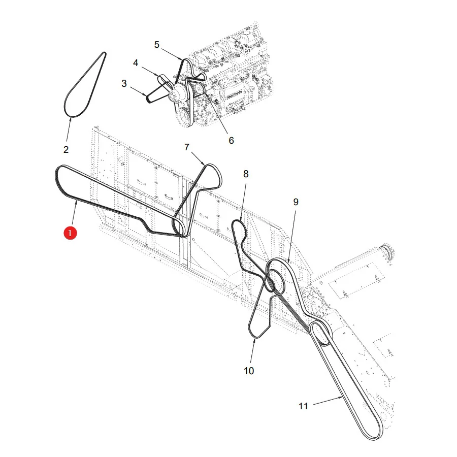 Gates - 323448 - Travel Drive V-Belt