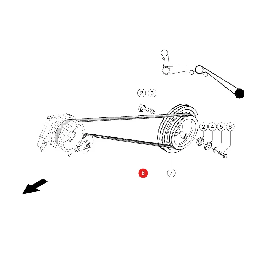 Gates - GA1423361 - Straw Chopper Belt