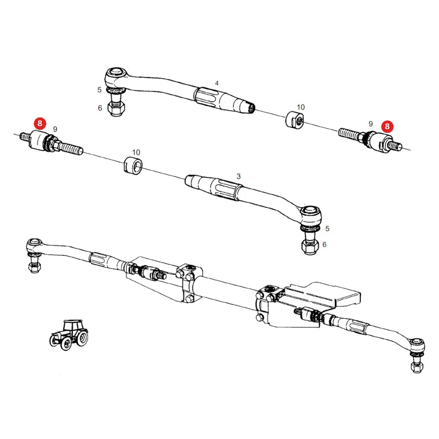 Granit - 38706355 - Front Axle Joint Fendt