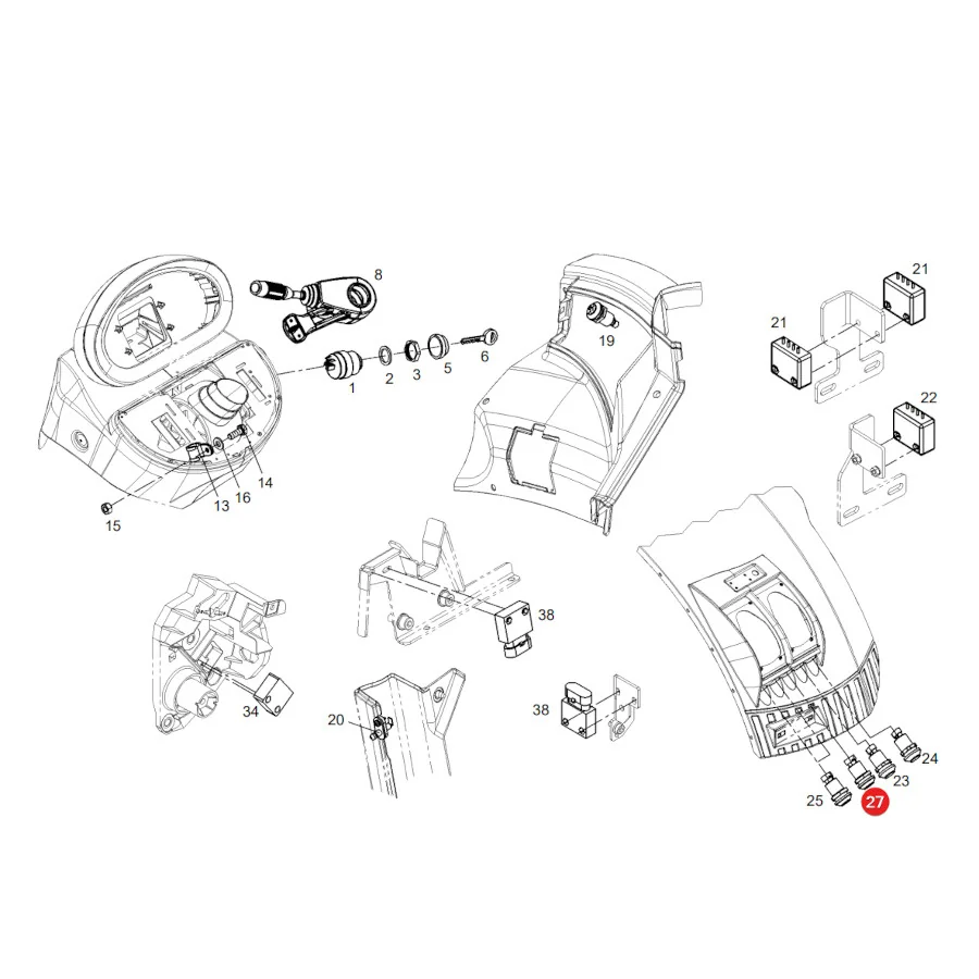 Granit - 50760060 - PTO Switch Fendt