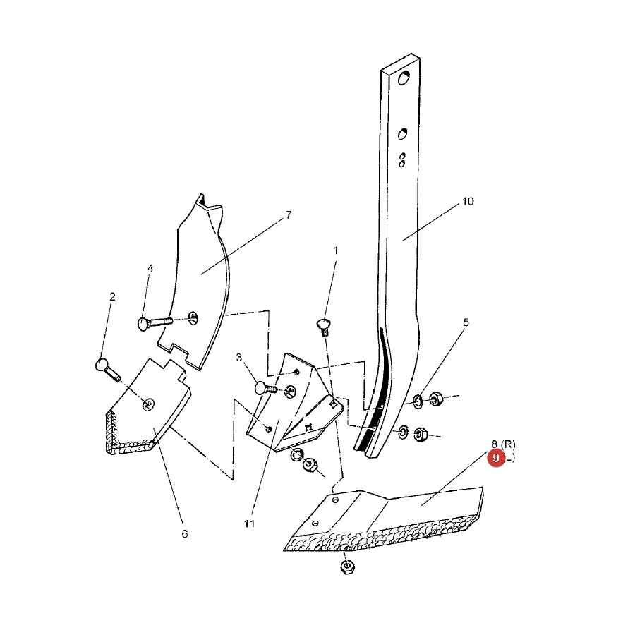 Granit - 560173374419 - Left Ploughshare Mandam 05-02-0007