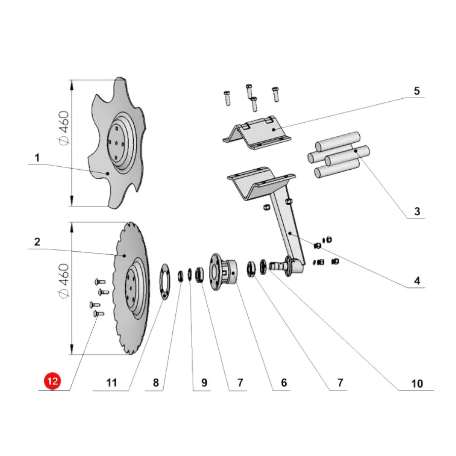 Granit - 6911680130040 - Cutting Disc 460 Unia 1680/13-004/0