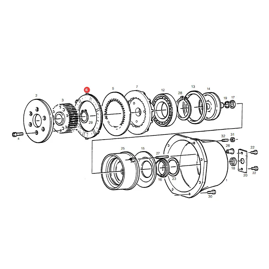 Granit - 70806169 - PTO Friction Clutch Disc Fendt