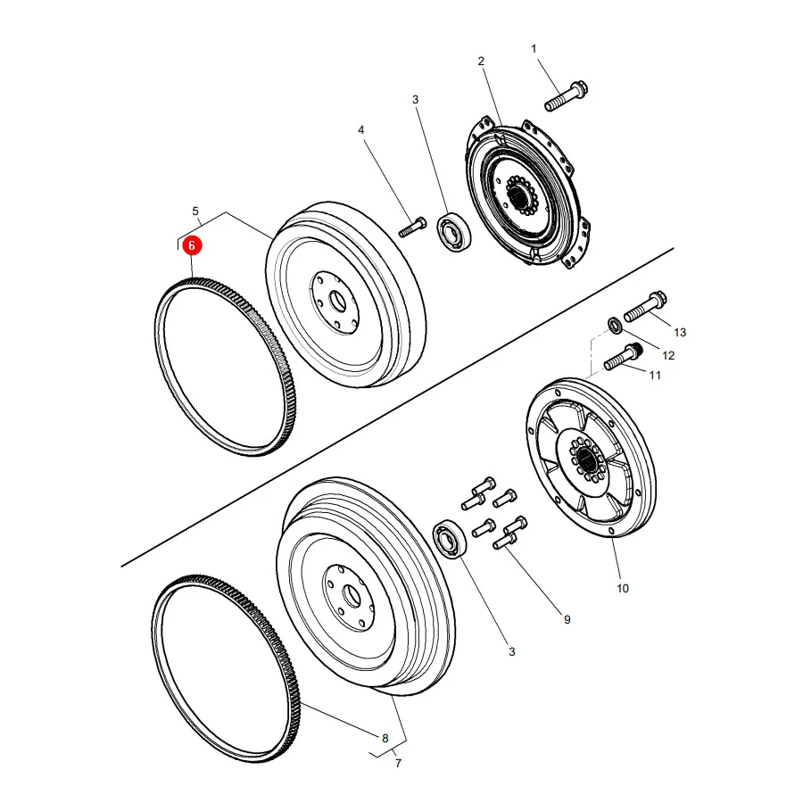 Granit - 70850000 - Flywheel Ring Gear Massey Ferguson
