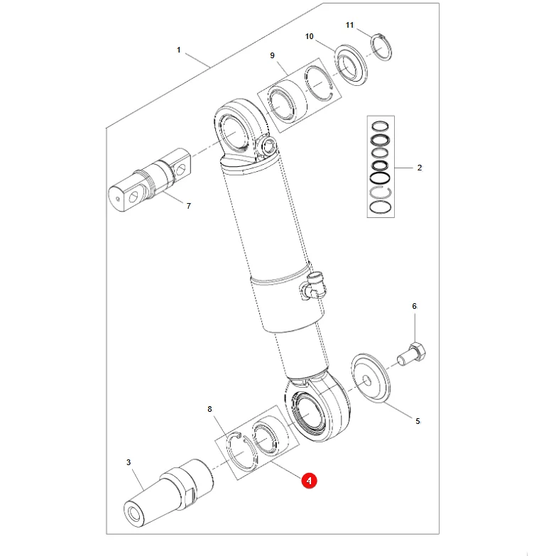 Granit - 72706634 - Fendt Actuator Joint Bearing