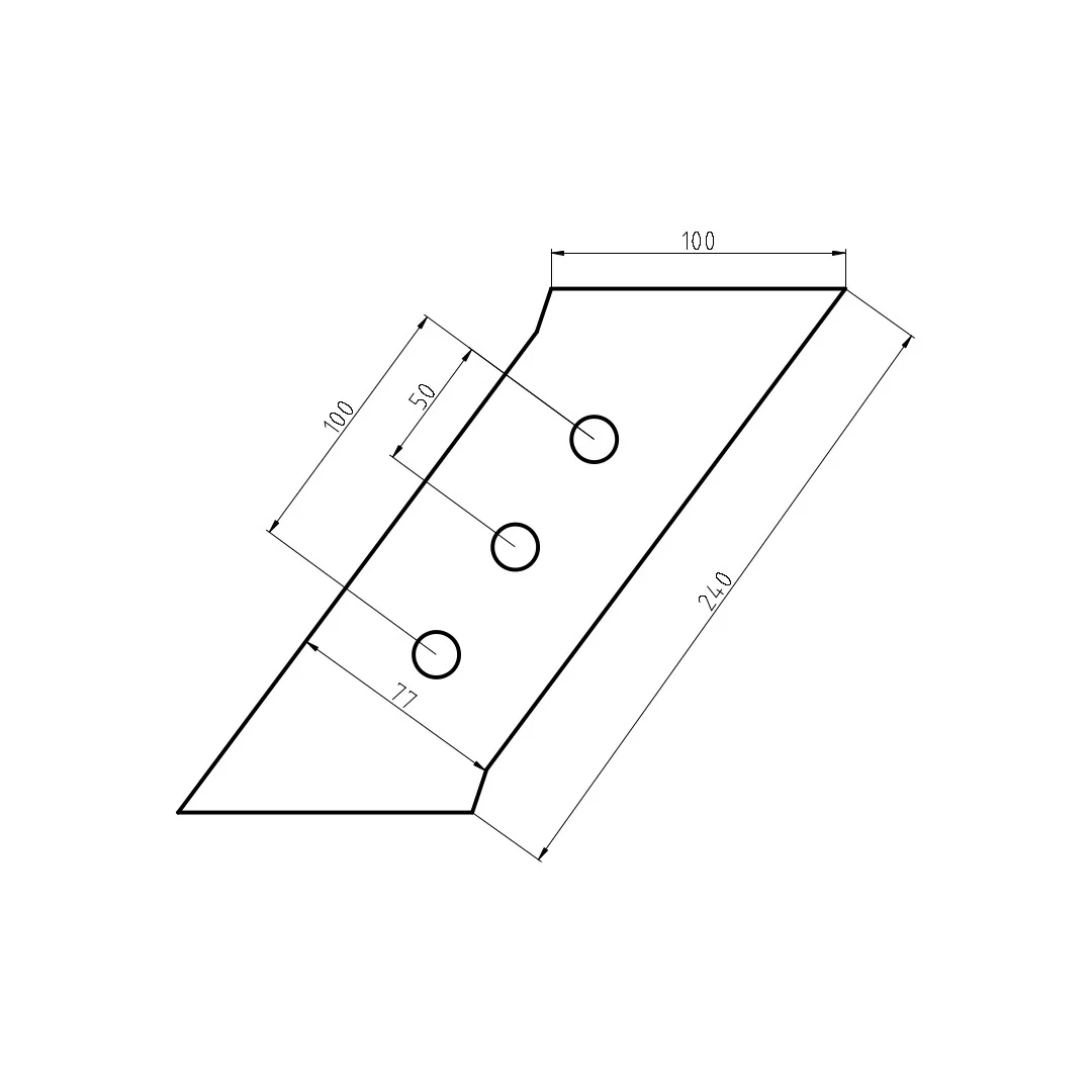 Gregoire Besson - 173331 - Left Chisel 3 Holes