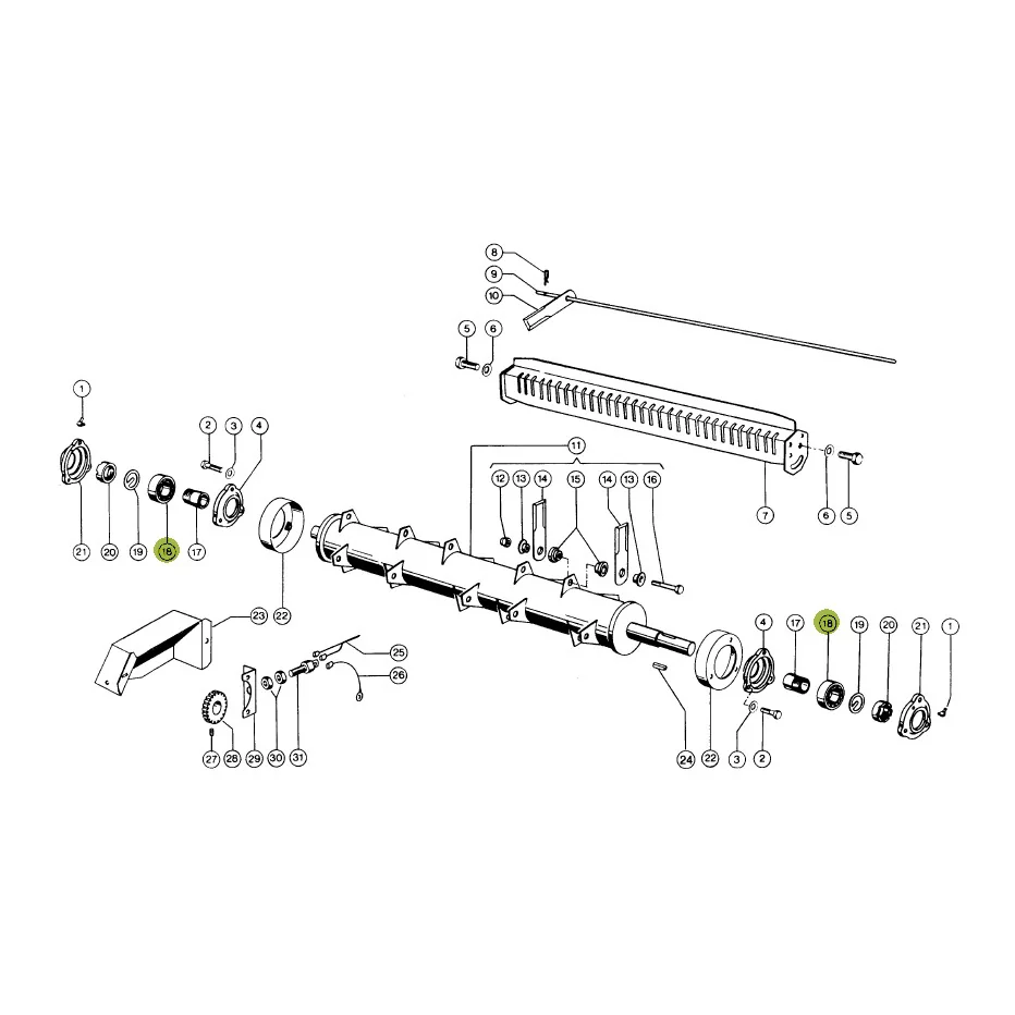 INA/FAG - JA1309K-C3-FAG - Straw Chopper Bearing 1309K C3 Claas 239223.0