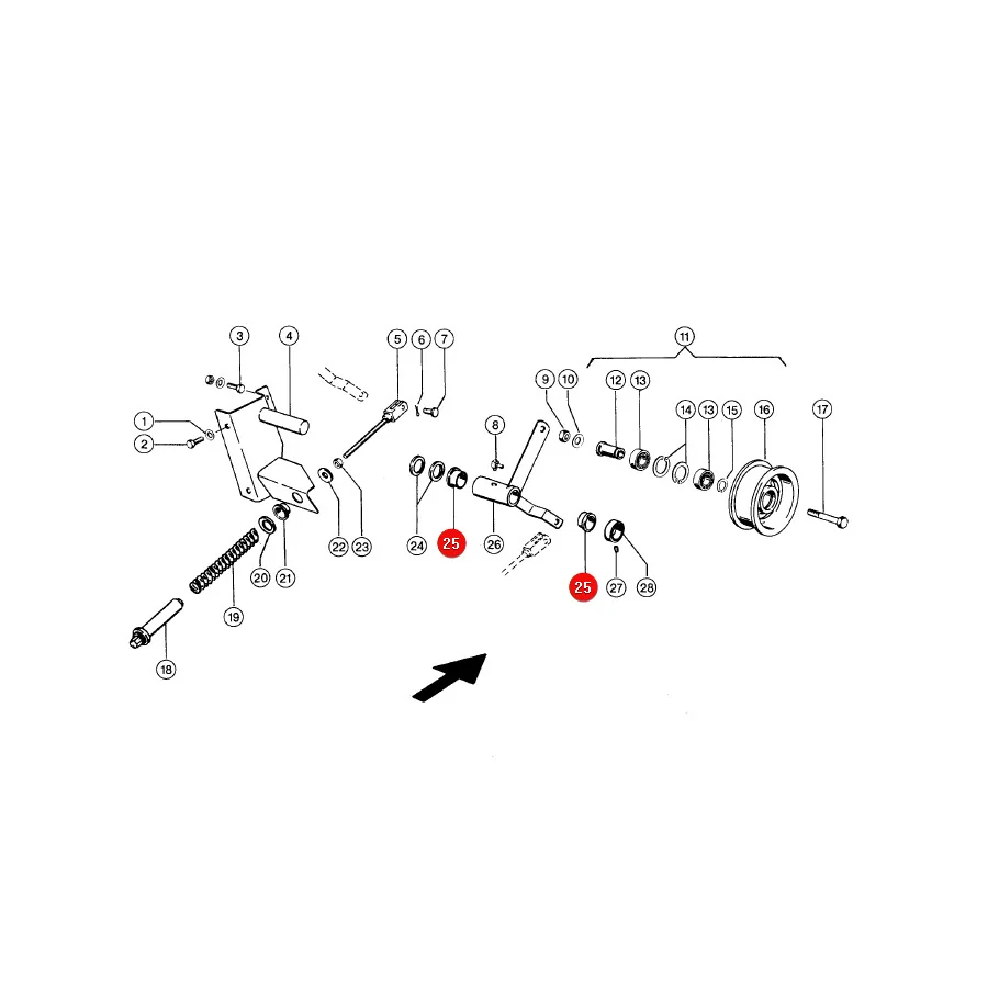 JAG - 008551.02 - Threshing Drive Bushing Claas
