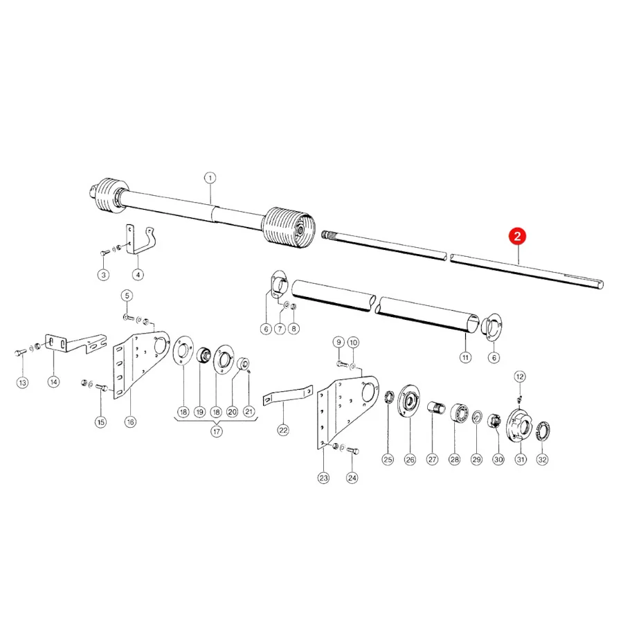 JAG - 02-0268 - Claas Header Drive Roller