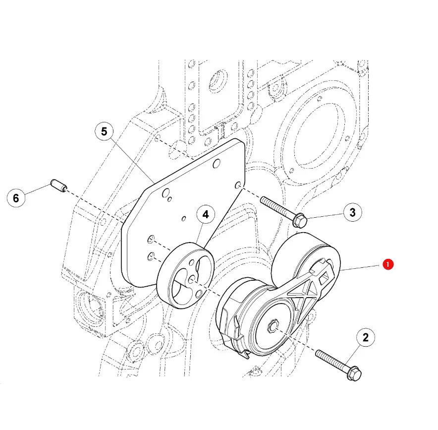 JAG - 135-8.01 - Claas 0011380740 Fan Belt Tensioner