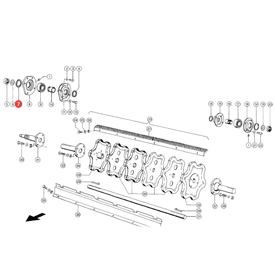 JAG - 177309.02 - Sealing Felt Claas