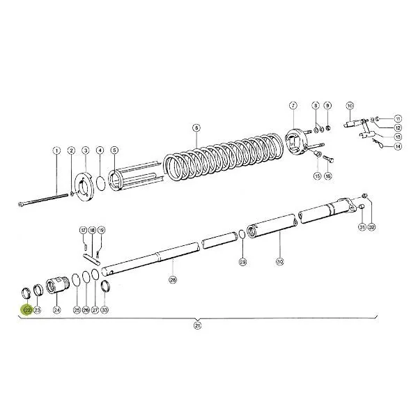 JAG - 239407.02 - Claas Header Cylinder Sealing Ring