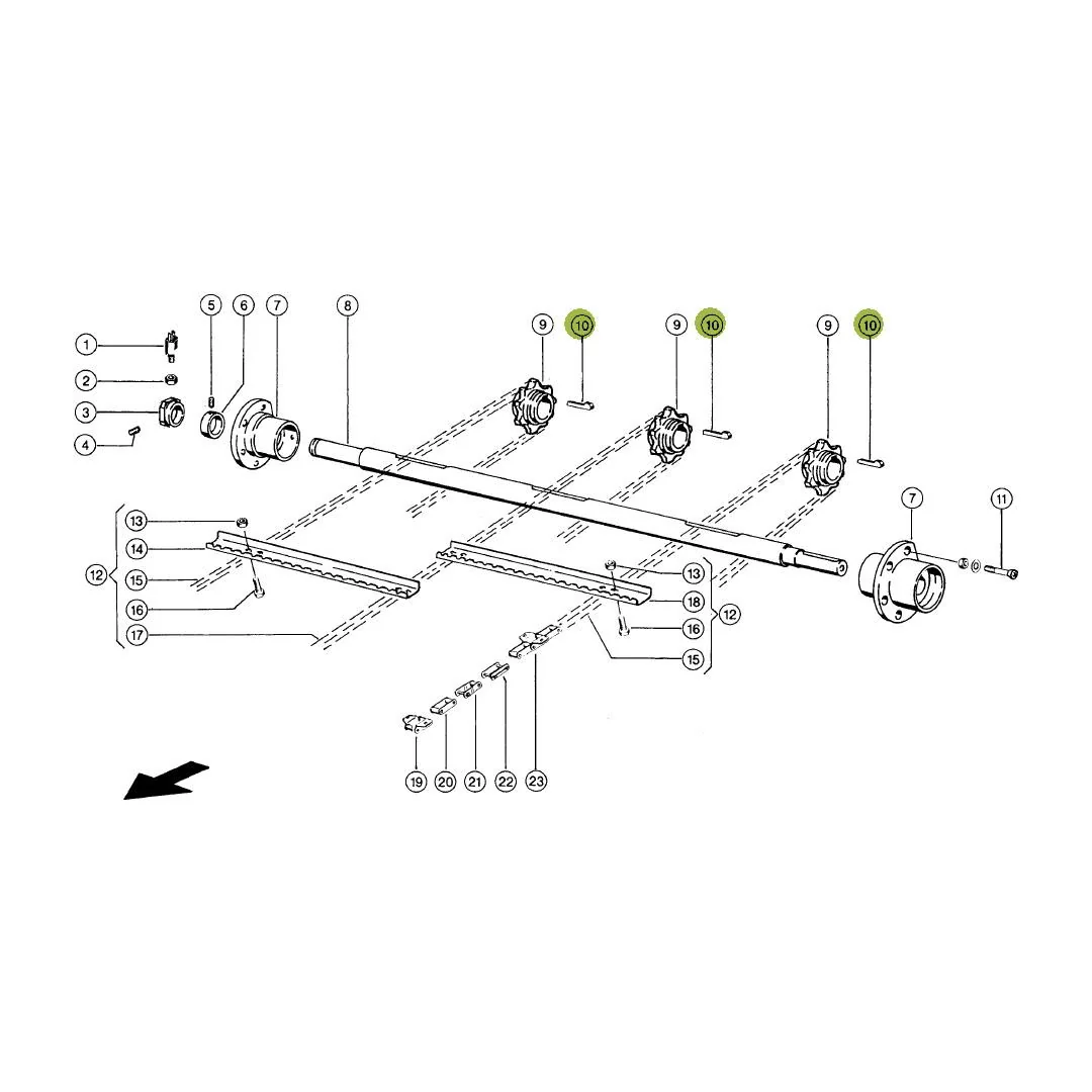 JAG - 244810.01 - Claas Wedge With Nose 101545.0