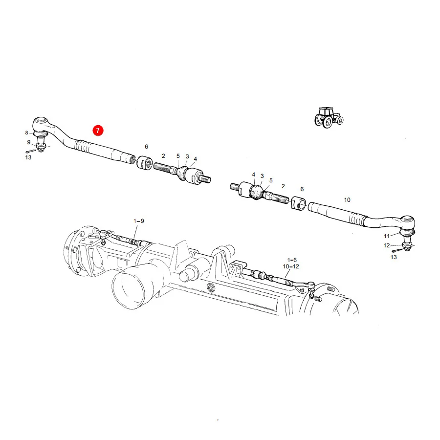 JAG - 495-376.03 - Fendt Front Axle Ball Joint