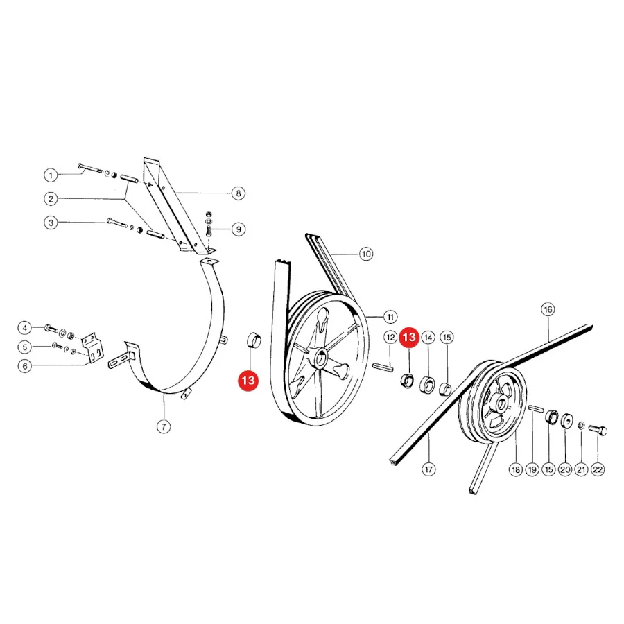 JAG - 629047.00 - Claas Pulley Tapered Ring