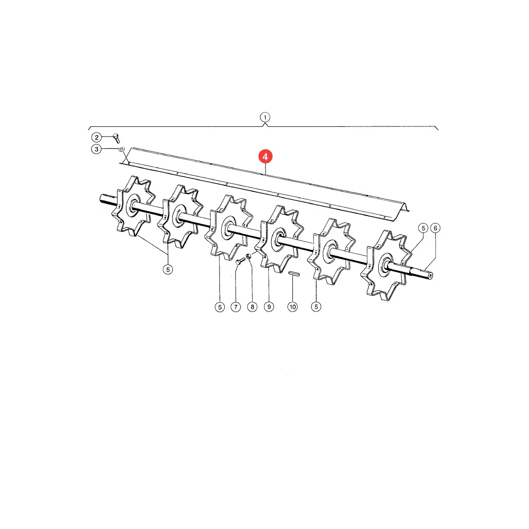 JAG - 634981.00 - Deflector Sheet 1580 mm Claas