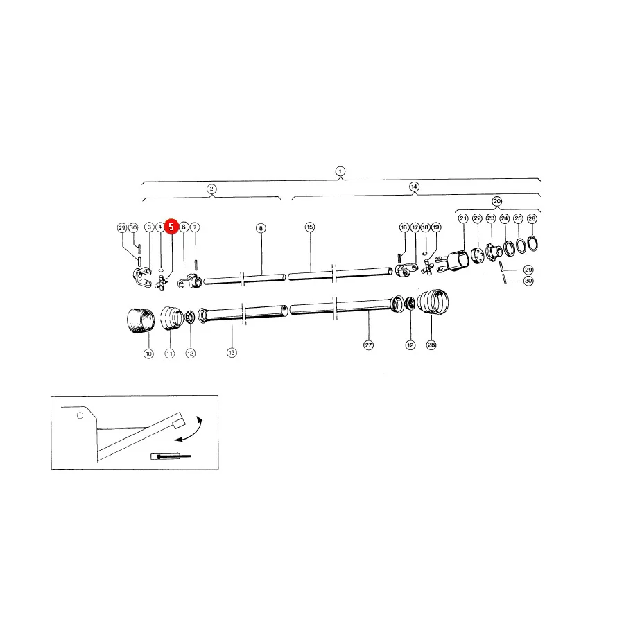 JAG - 654587.01 - Claas Cross Piece