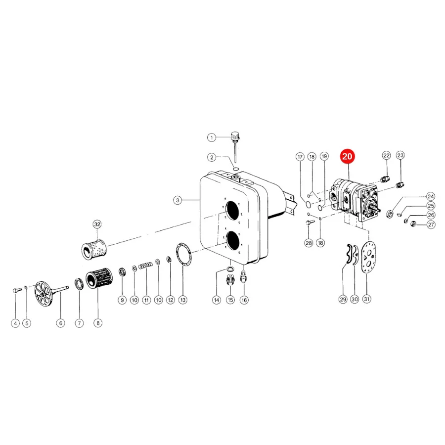 JAG - 656860.05 - Claas Hydraulic Pump