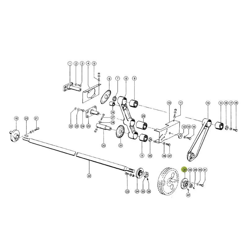 JAG - 662624.01 - Claas SNR Bearing With Housing PEA 206