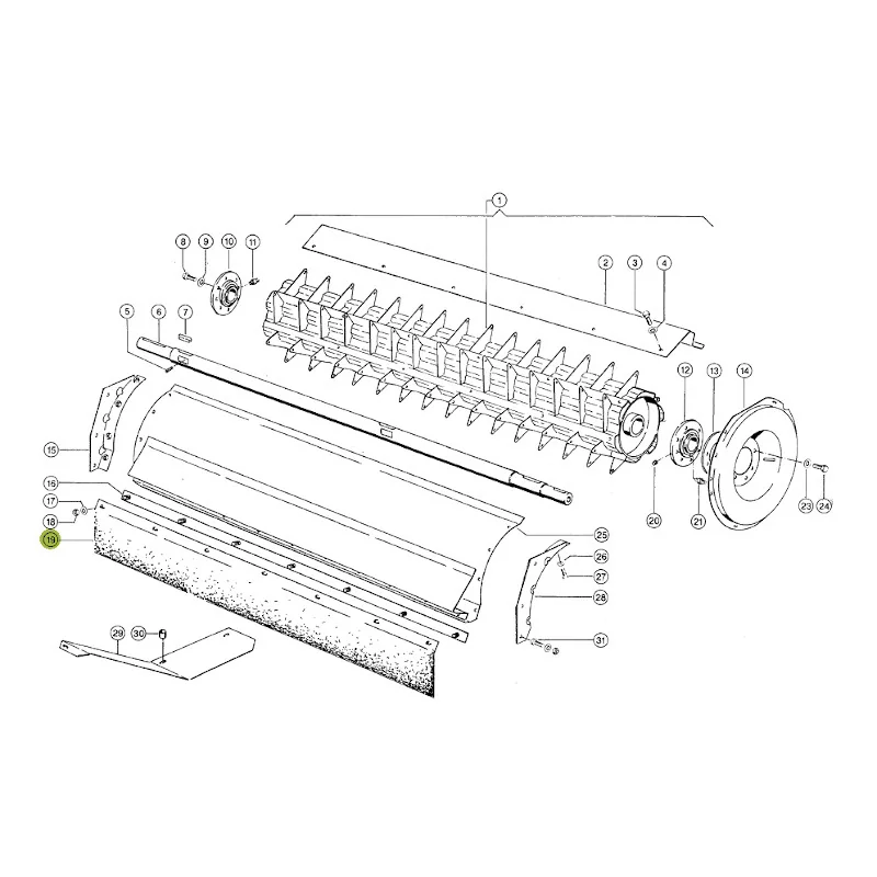 JAG - 670255.01 - Rubber Cover Of Threshing Concave Claas