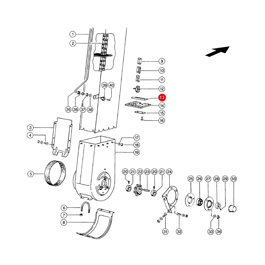JAG - 672631-G - Claas Mounting Plate
