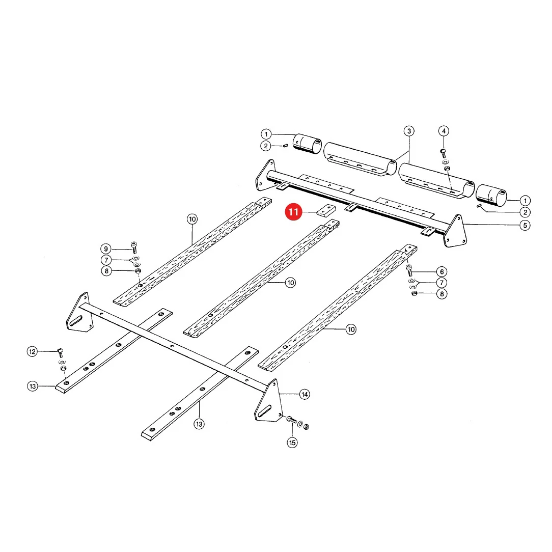 JAG - 680576.01 - Inclined Feeder Guide Cover Claas