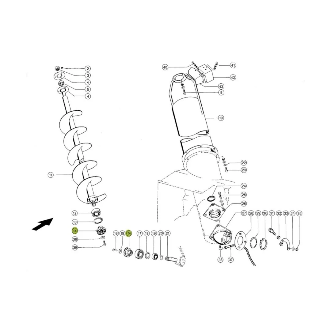 JAG - 735888.02 - Gear Wheel Claas