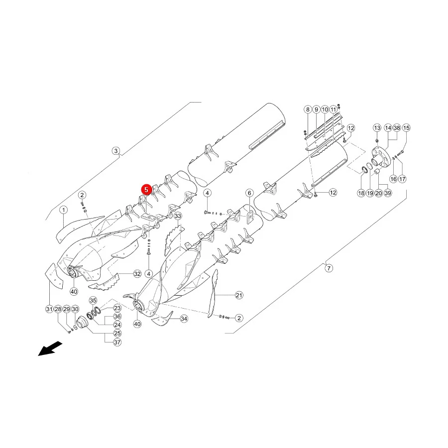 JAG - 792229.00 - Claas Rotor Cover