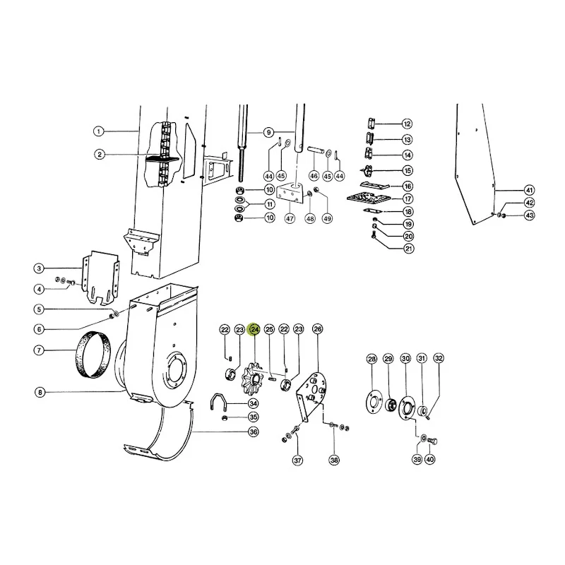 JAG - 795449.00 - Claas Grain Conveyor Gear