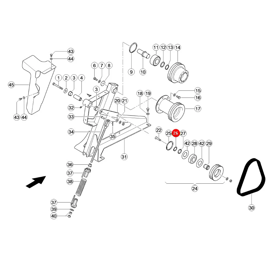 JAG - SEG-W047 - Claas Retaining Ring 47 x 1.75