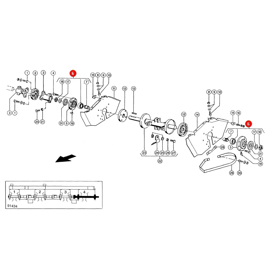 JHB - 695756.0 - Bearing With Bushing Claas JAG