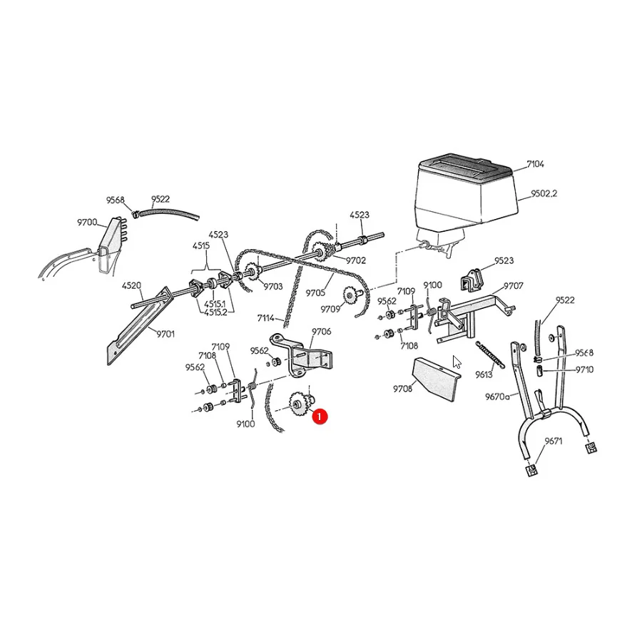 Kramp - 10125013N - Double Gear Monosem