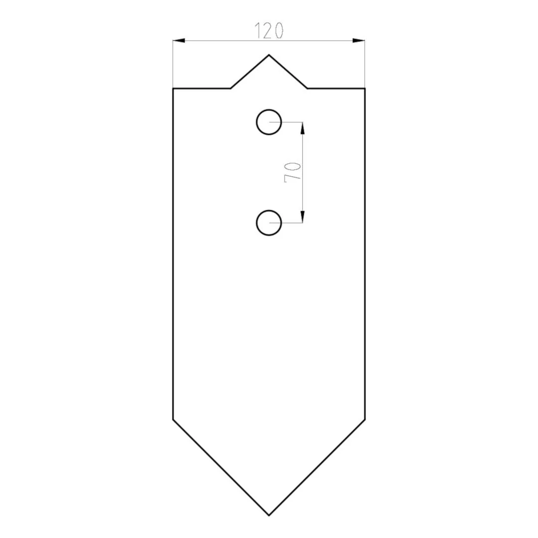 Kramp - 1738050060N - Tooth Tip A KX KOS Unia 1738/05-006/0 Replacement