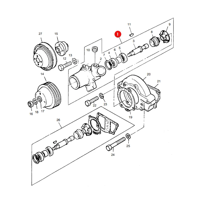 Kramp - 4131A021KR - Water Pump, 3641832M91