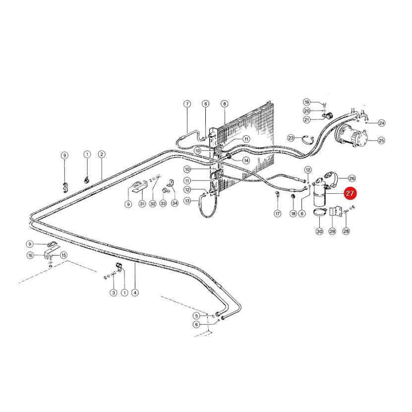 Kramp - KL010031 - Air Conditioning Dryer Claas
