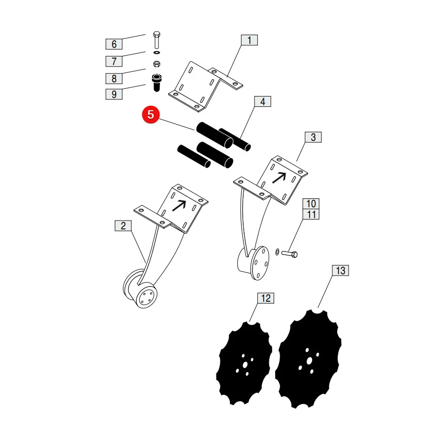 Mandam - 05-01-0711 - Rubber Shock Absorber