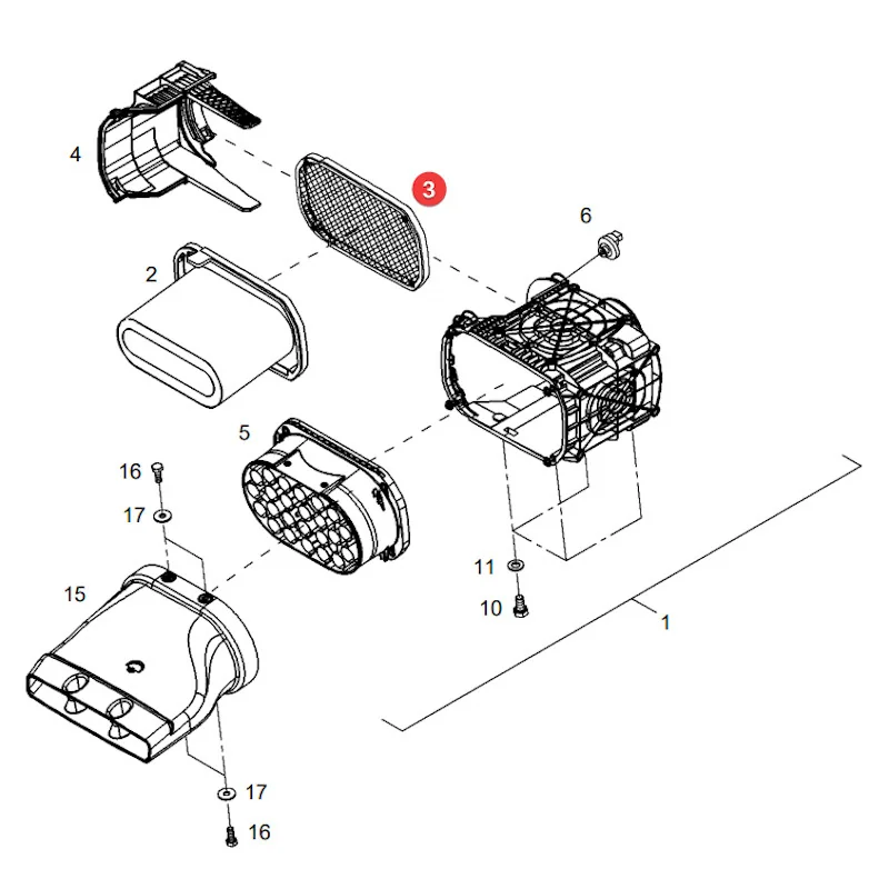 Mann Filter - CF2944 - Engine Safety Air Filter