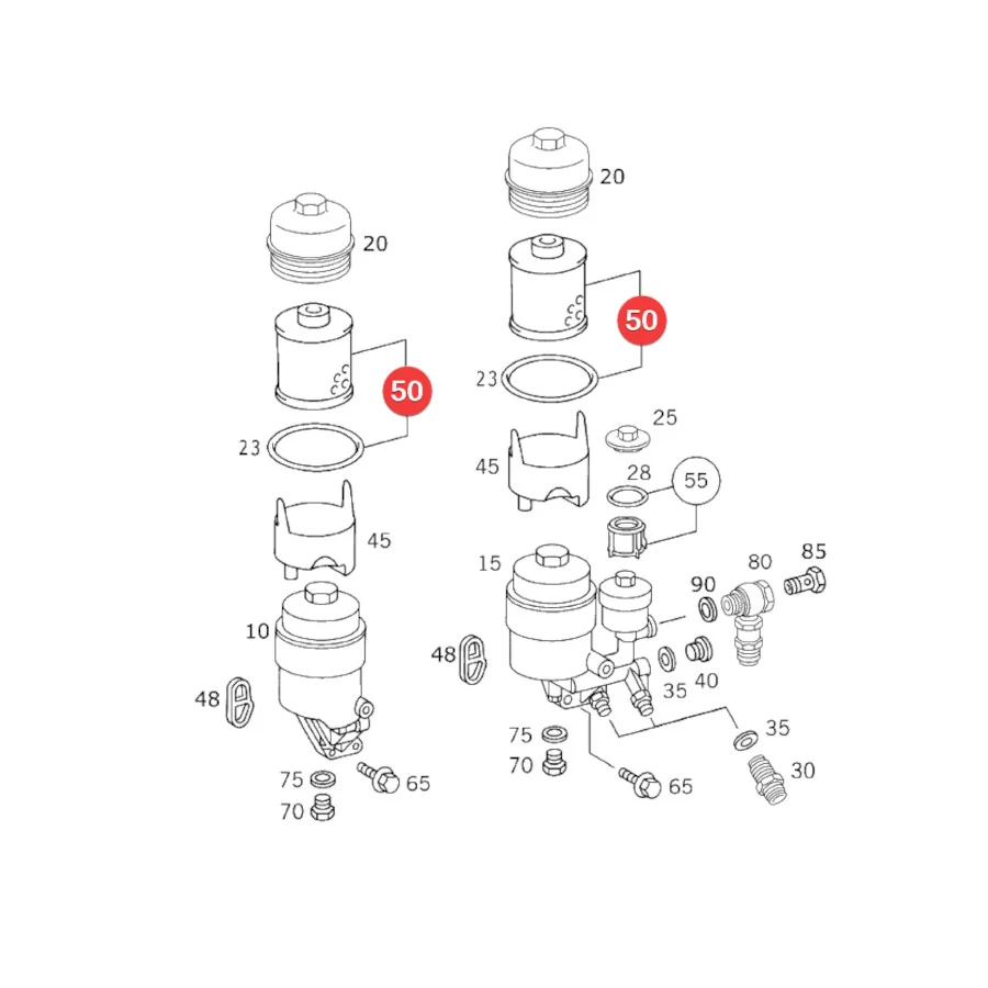 Mann Filter - PU1046/1X - Engine Fuel Filter
