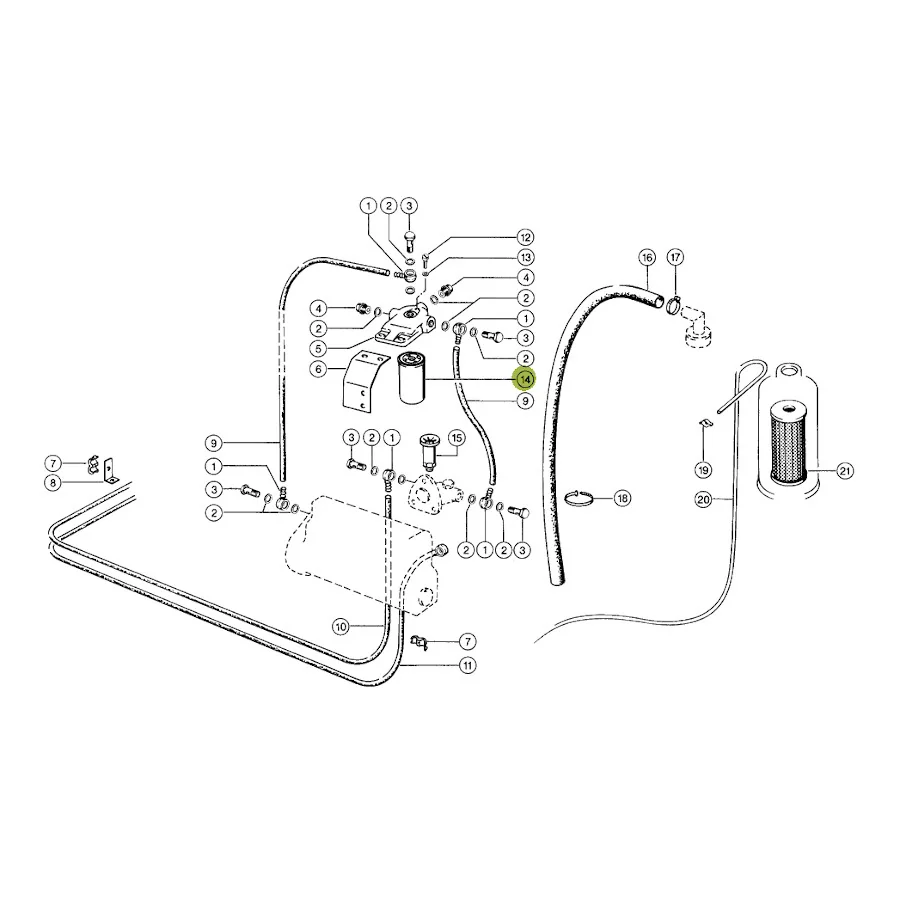 Mann Filter - WK731 - Claas Fuel Filter