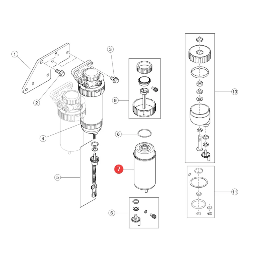 Mann Filter - WK8161 - Fuel Change Filter