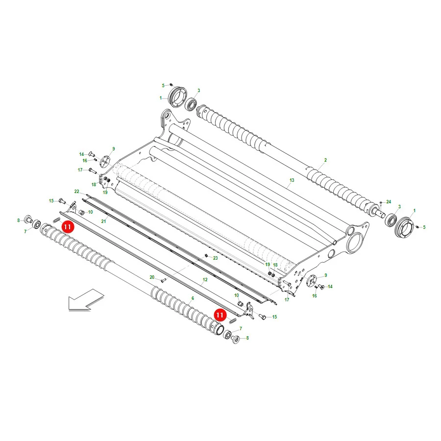 Maschio Gaspardo - B018P0036R - Spring Finger