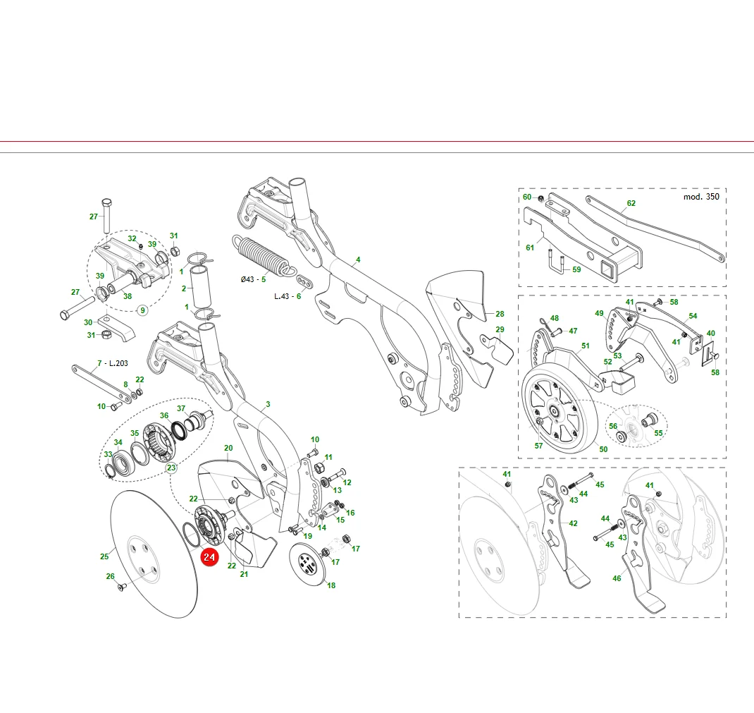 Maschio Gaspardo - F03011144R - O-Ring