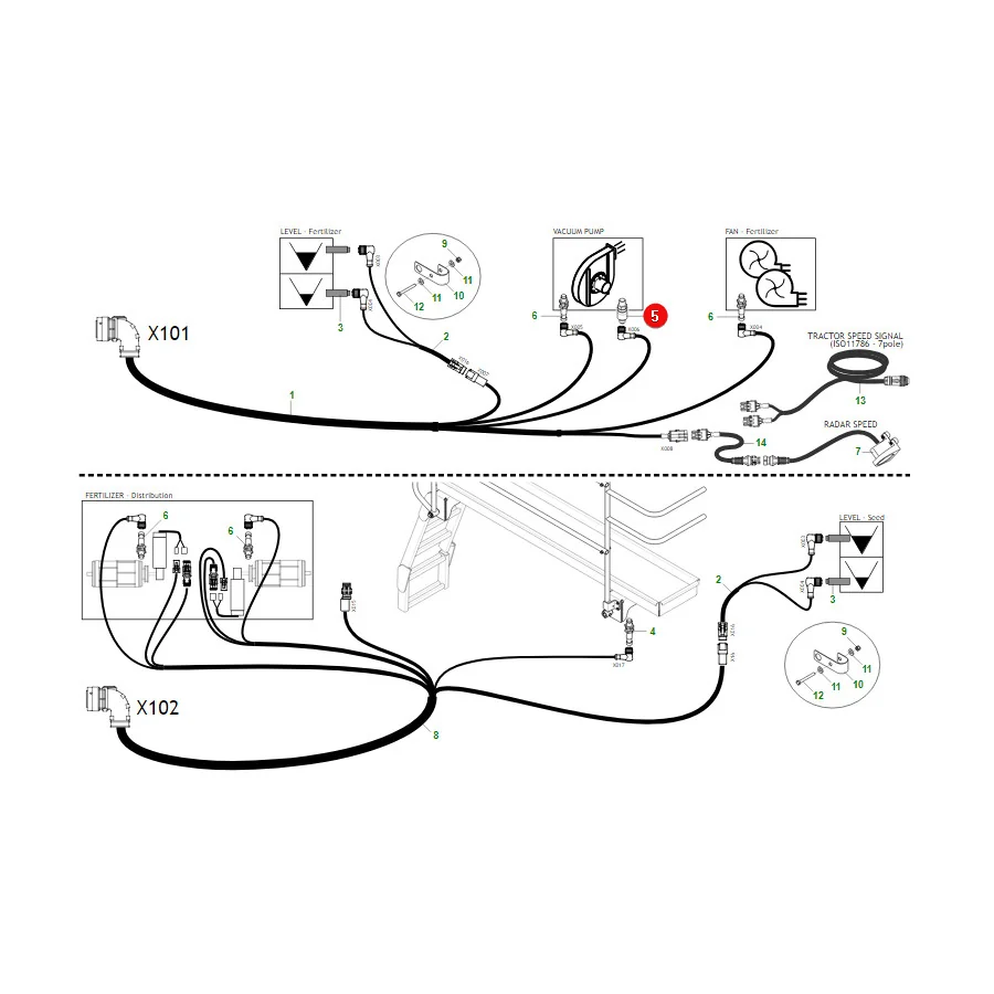 Maschio Gaspardo - F05011136R - Vacuum Sensor