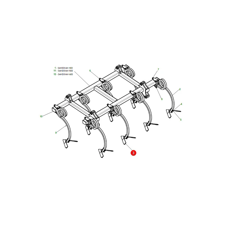 Maschio Gaspardo - F20120082R - Goosefoot 245