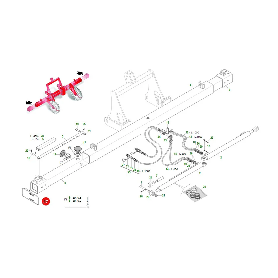 Maschio Gaspardo - G15213660R - Cap 150x150