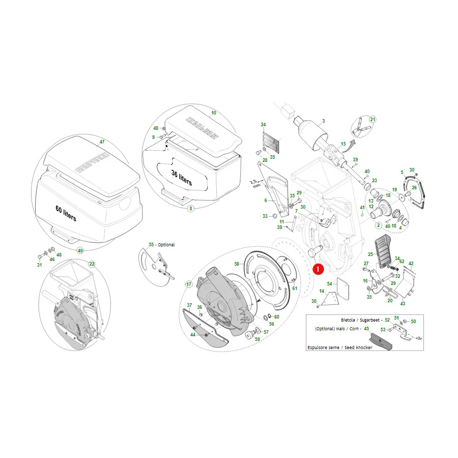 Maschio Gaspardo - G22230046R - Mode Axle